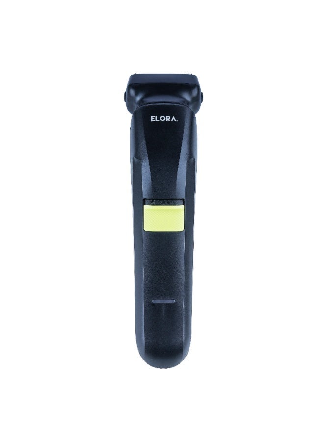 Elora Rechargeable Trimmer 4-In-1 | ELPC-18787/40P | T-Blade Hair Trimmer | Foil Shaver | Nose & Ear Trimmer | USB Charging - Image 5